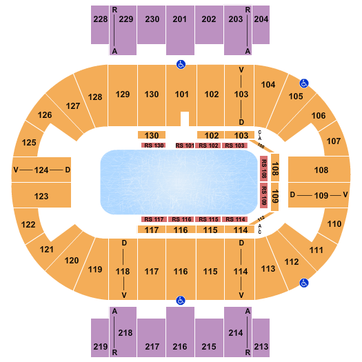 Pensacola Bay Center Disney On Ice Seating Chart